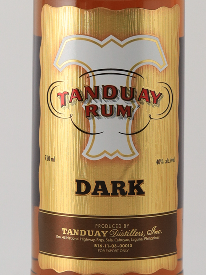 Tanduay dark rum