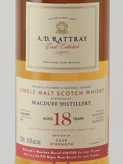 AD Rattray McDuff 18 years 2006 54.3%