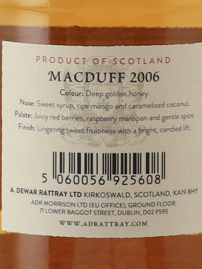 AD Rattray McDuff 18 years 2006 54.3%
