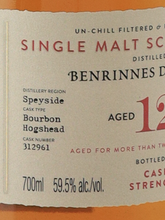 Load image into Gallery viewer, AD Rattray Benrinnes 12 years 2013 59.5%