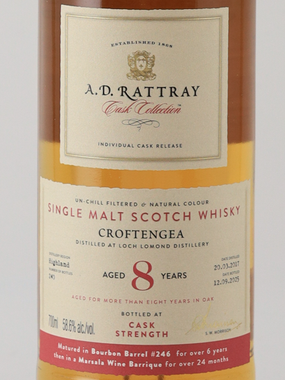 AD Rattray Croftengea 8 Years 2017 58.6%