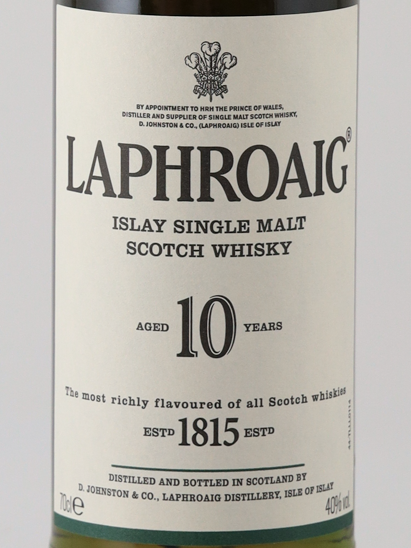 Laphroaig 10 years 40% 700ml old label [Parallel Import] (no box)