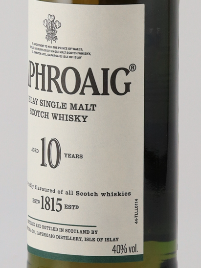 Laphroaig 10 years 40% 700ml old label [Parallel Import] (no box)