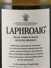 Load image into Gallery viewer, Laphroaig 10 years 40% 700ml old label [Parallel Import] (no box)