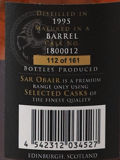 Sar Obair Main Barail 30 years 1995 53.2%