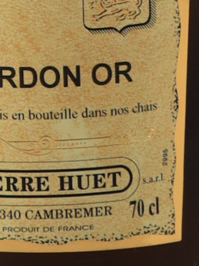 Pierre Huet Calvados Cordon Or