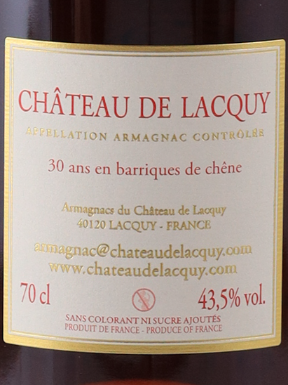 Chateau de Lacquy Assemblage 30 years
