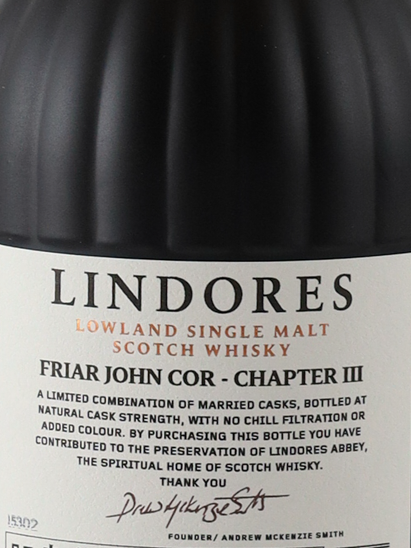 Lindores Friar John Coe Chapter 3 60.2% — Single Malt