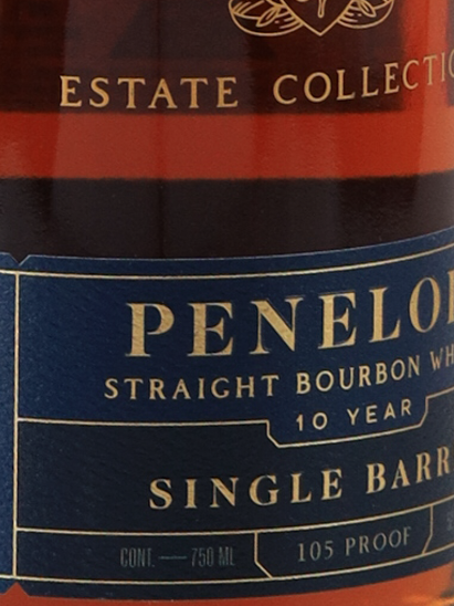 Penelope Estate Collection Single Barrel 10Y