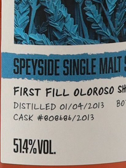 Cask Masters Auchroisk 12 Years Old 2013 51.4%