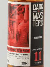 Load image into Gallery viewer, Cask Masters Inchmurrin 11 Years Old 2014 48.5%