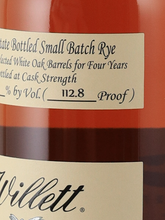 Load image into Gallery viewer, Willett Rye 4 years 56.4%