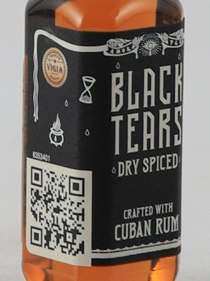 Black Tears Spiced Rum 50ml