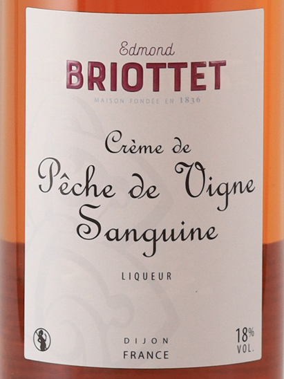 Edmond Briottet Creme de Peche de Vignes
