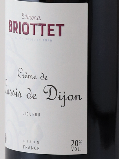 Edmond Briottet Creme de Cassis de Dijon