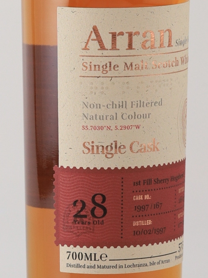 Arran 28 Years 1997 Sherry Hogshead 57.5%