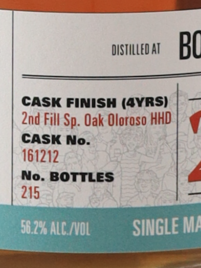 Single Cask Nation Bowmore 21 Year Old 2004 56.2%