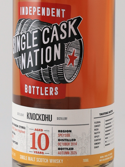 Single Cask Nation Knockdhu 10 Years Old 2014 58%