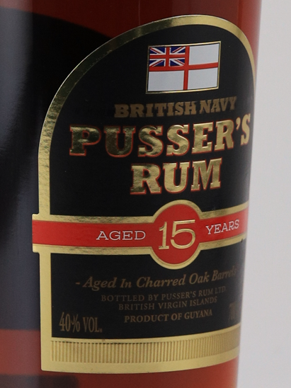 Passers British Navy 15 Years (defective label/cap)