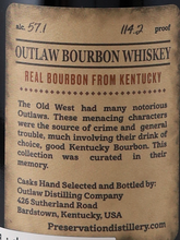 Load image into Gallery viewer, Outlaw Kentucky Bourbon Mysterious Dave
