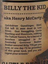 Load image into Gallery viewer, Outlaw Billy the Kid 57.2%