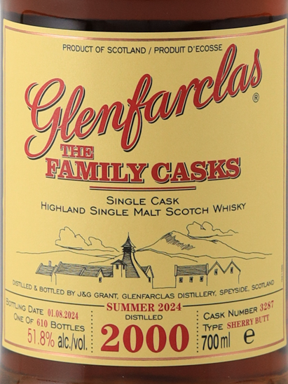 Glenfarclas Family Cask 2000/2024 51.8%