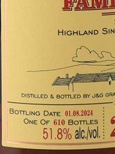 Load image into Gallery viewer, Glenfarclas Family Cask 2000/2024 51.8%