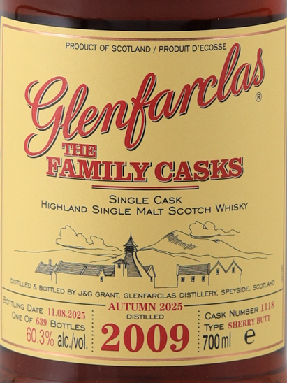 Glenfarclas Family Cask 2009/2025 60.3%