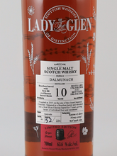 Load image into Gallery viewer, Lady of the Glen Dalumnach 10 years 2016 63.6%