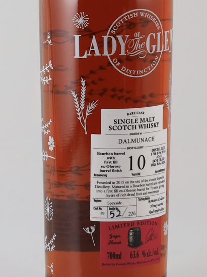 Lady of the Glen Dalumnach 10 years 2016 63.6%