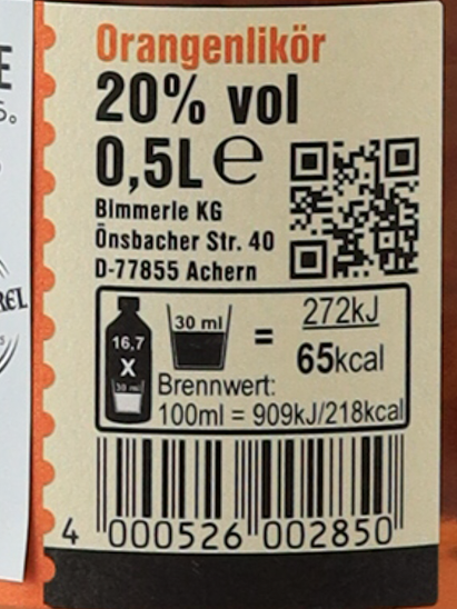 Lorch Orange Liqueur 500ml