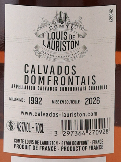 Louis De Lauriston Donfronte 1992/2026