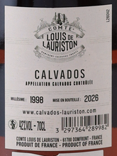 Load image into Gallery viewer, Louis De Lauriston Calvados 1998/2026