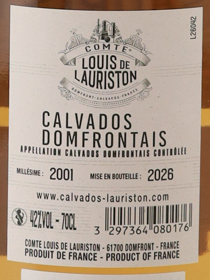 Louis De Lauriston Donfronte 2001/2026
