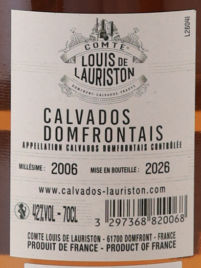 Louis De Lauriston Donfronte 2006/2026
