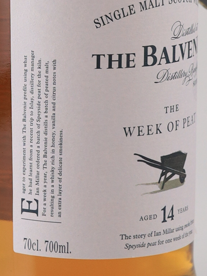 Balvenie 14 Years Old The Week of Pete (No box? Defective label)