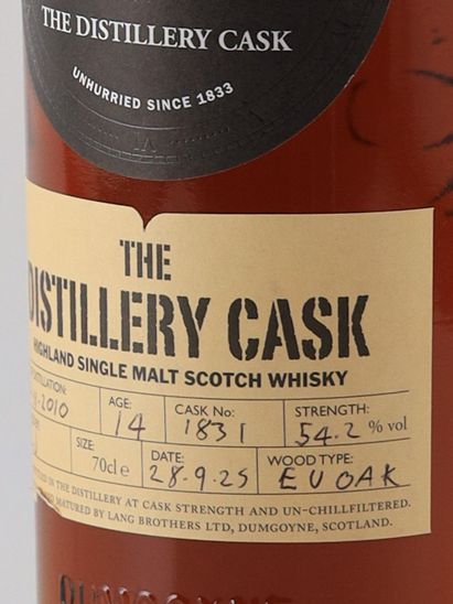 Glengoyne 14 year old hand filled 54.2% (defective label)