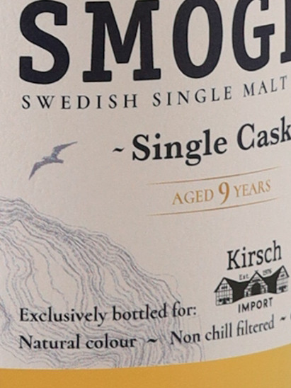 Smogen Single Cask 9 Years 2014 for WDC 59.6% 500ml
