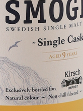 Load image into Gallery viewer, Smogen Single Cask 9 Years 2014 for WDC 59.6% 500ml
