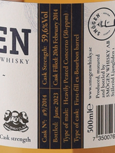 Load image into Gallery viewer, Smogen Single Cask 9 Years 2014 for WDC 59.6% 500ml