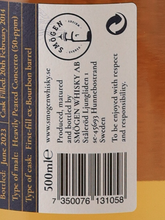 Load image into Gallery viewer, Smogen Single Cask 9 Years 2014 for WDC 59.6% 500ml
