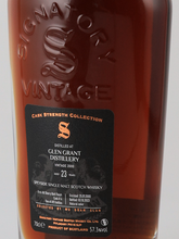 Load image into Gallery viewer, Signatory Glen Grant 23 years 2000 for WDC 57.3% (defective box)