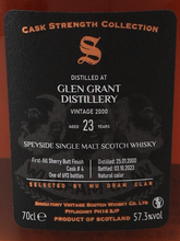 Load image into Gallery viewer, Signatory Glen Grant 23 years 2000 for WDC 57.3% (defective box)