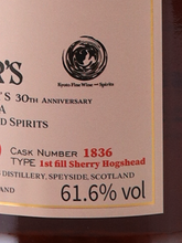 Load image into Gallery viewer, KFWS × Maltyama Glenfarclas 14 Years 2009 for Bar MOTHER’S 30th Anniversary 61.6%