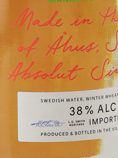 Absolut Mango 38%