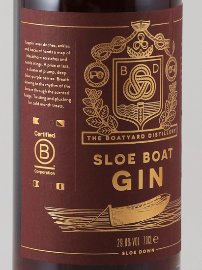 BOAT YARD SLOE BOAT GIN