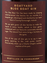 Load image into Gallery viewer, BOAT YARD SLOE BOAT GIN