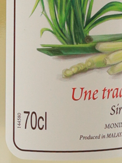 Monin Asian Lemongrass Syrup 700ml