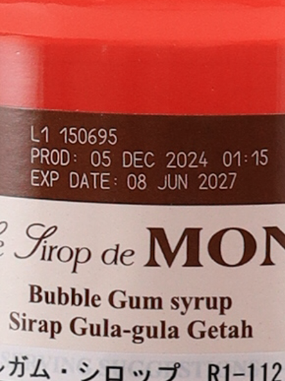Monin Bubble Gum syrup