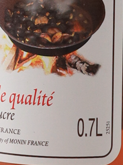 Monin Roasted Chestnut Syrup 700ml